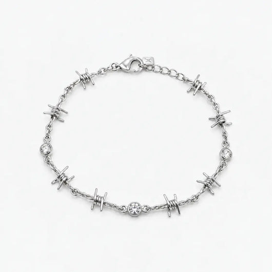 The Barb Wire Bezel Bracelet