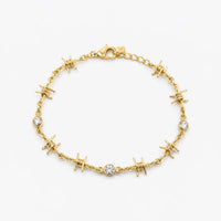 The Barb Wire Bezel Bracelet