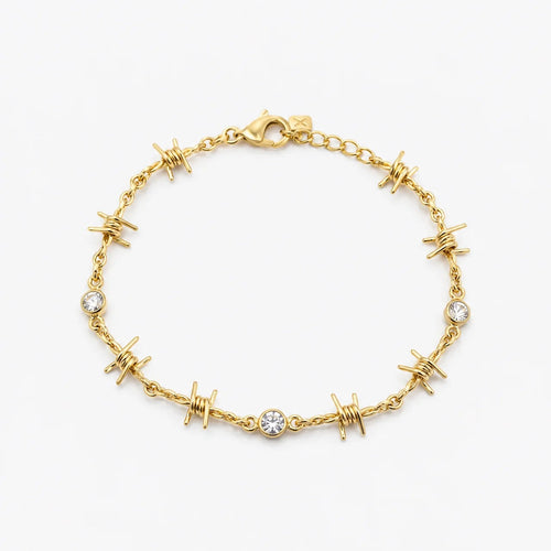 The Barb Wire Bezel Bracelet