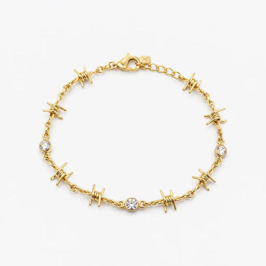 The Barb Wire Bezel Bracelet